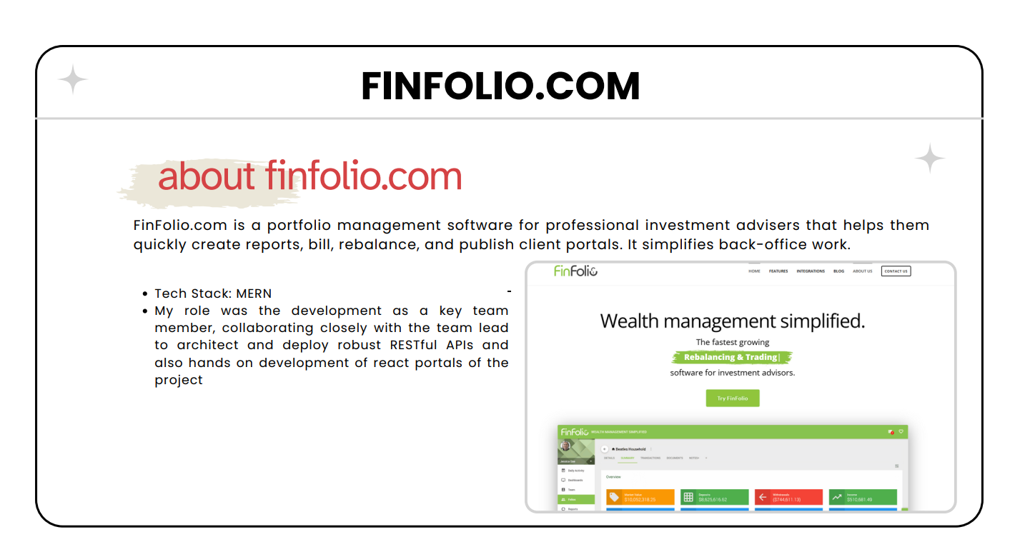 FinFolio